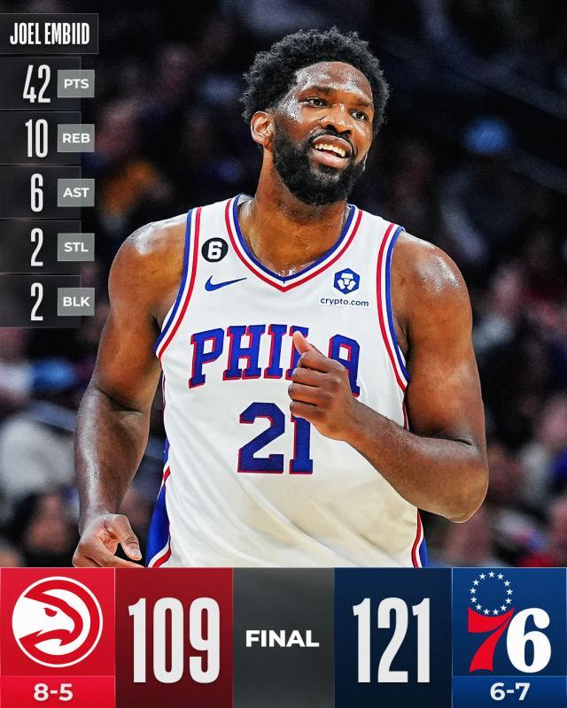 开云体育官网-42+10带队复仇老鹰！恩比德：只要能赢愿做任何事